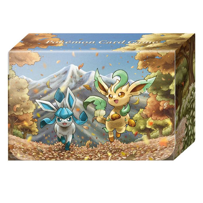 Pokémon Card Game Double Deck Case Leafeon & Glaceon Used