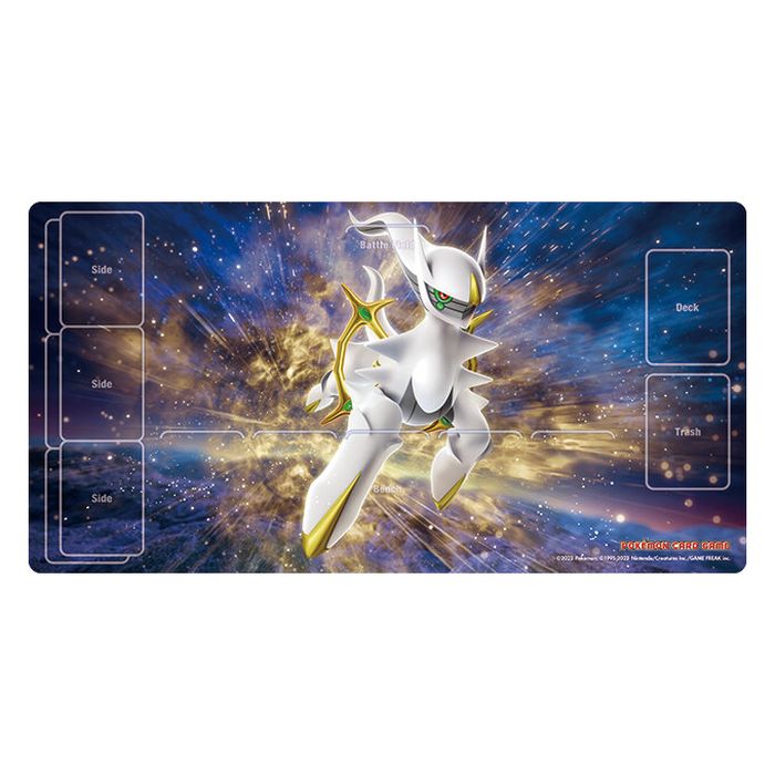 Pokémon Card Game Playmat Arceus Used