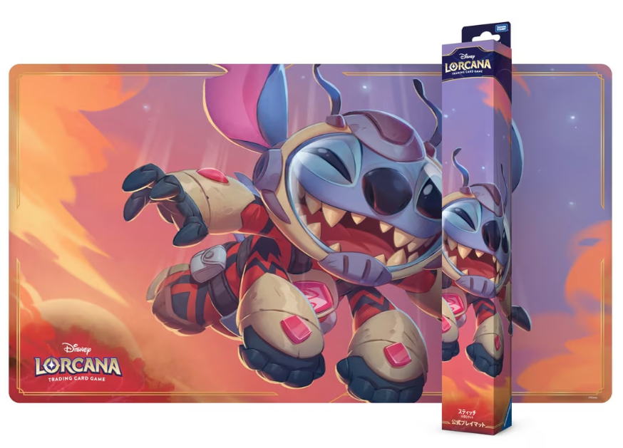 TAKARA TOMY Disney Lorcana TCG Japanese Edition Official Playmat "Stitch Small Rocket" New