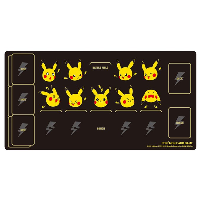 Pokémon Trading Card Game Rubber Playmat: Pikachu and Lightning