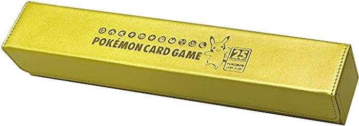 Pokémon Card Game Playmat Case, Synthetic Leather Playmat Case (25th ANNIVERSARY GOLDEN BOX) Used
