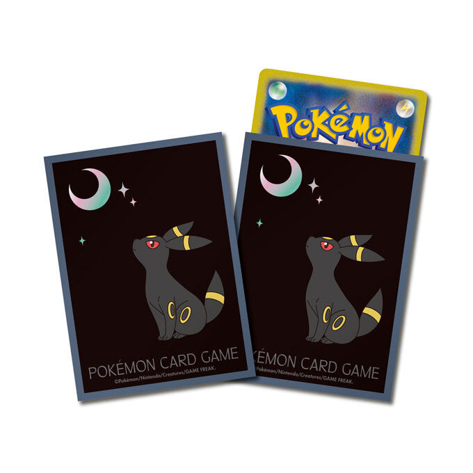 ポケモンカードゲーム デッキシールド プレミアム・グロス 月明かりとブラッキー（グレー）