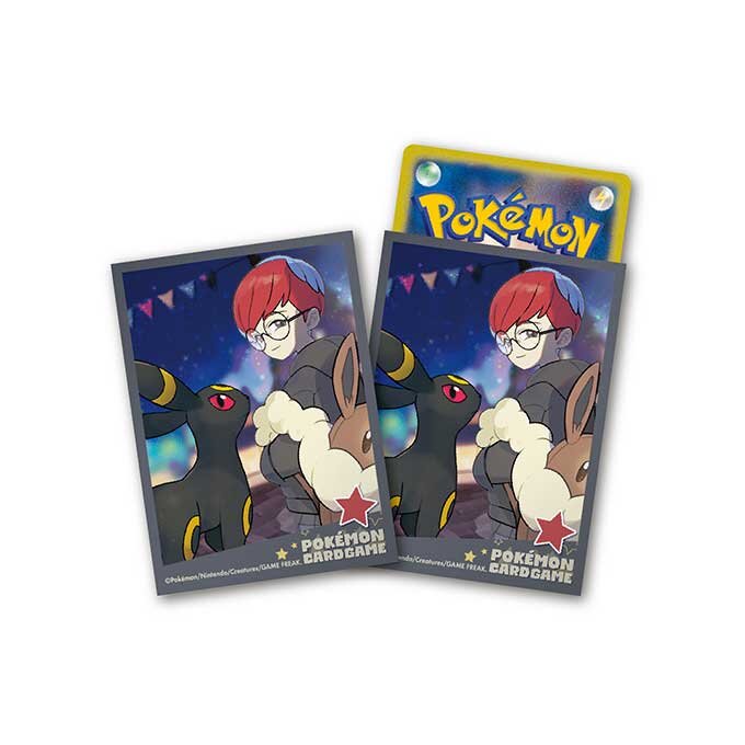ポケモンカードゲーム デッキシールド POKEMON TRAINERS ボタン＆ブラッキー