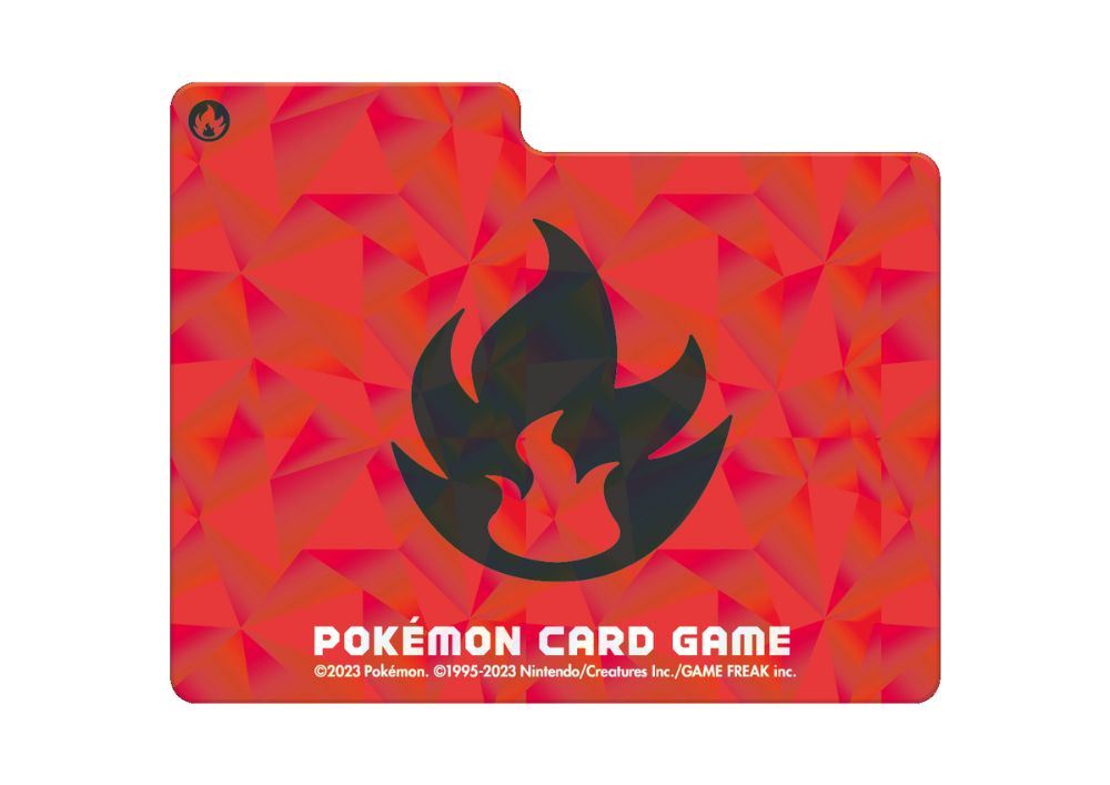 ポケモンカードゲーム テラスタルバトル仕切り板 炎 中古