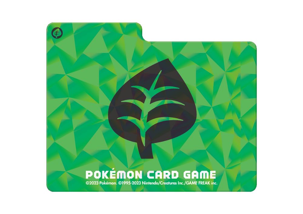 ポケモンカードゲーム テラスタルバトル仕切り板 草 中古